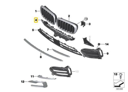 Grill, center, upper, open 6