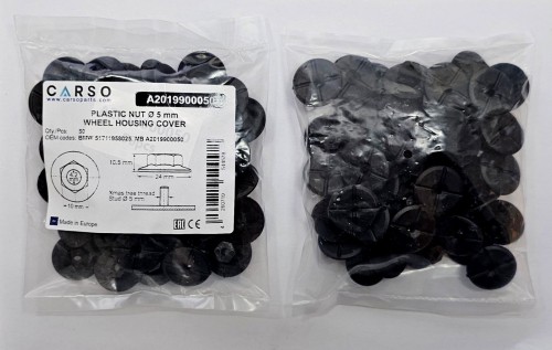 Plastic NUT Ø 5 mm Wheel Housing Cover 5