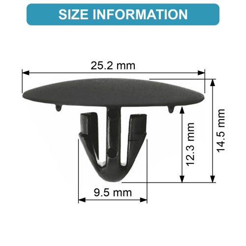 Hood Insulation Retainer Clip 3
