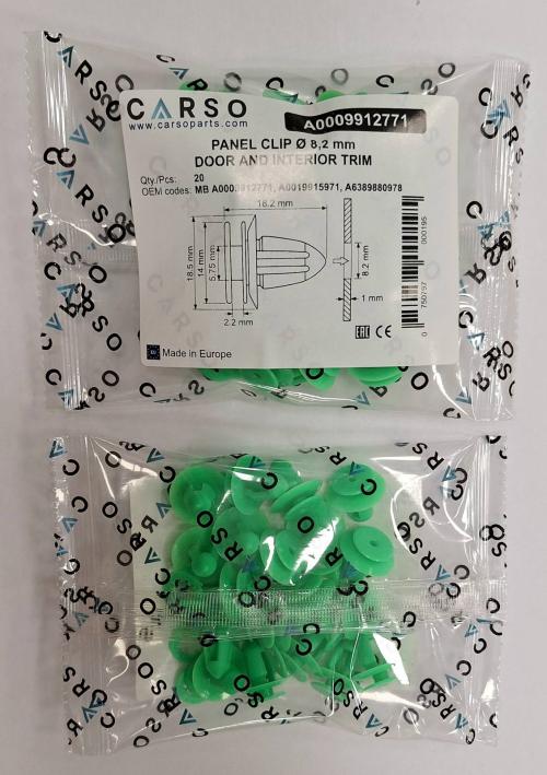 PANEL CLIP Ø 8,2 mm DOOR AND INTERIOR TRIM 3