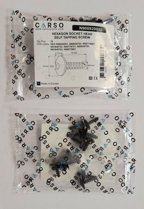 Hexagon socket head panel bolt  Ø 4,8 X 16 mm 4