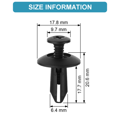 FENDER LINER RETAINER CLIP 2