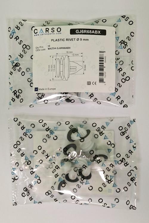 PLASTIC RIVET Ø 9 mm 3