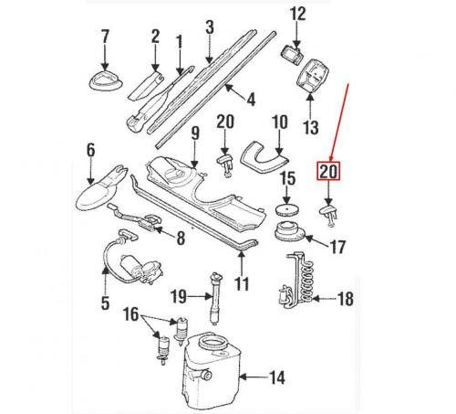 Windeshield Nozzle 2