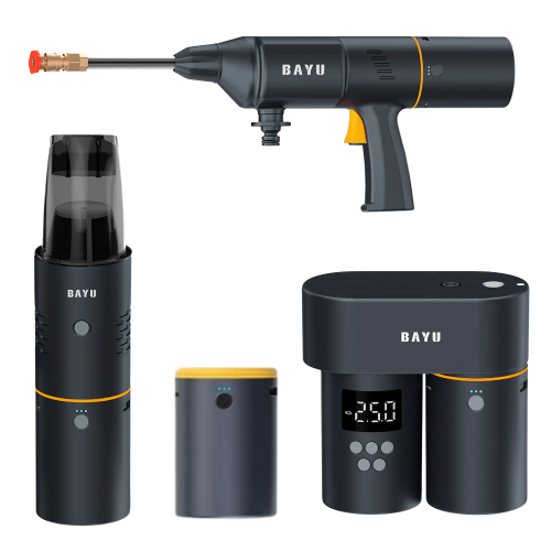Auto Outdoor Smart Kit BAYU - Tire inflator - Vacuum Cleaner - Car Washer - Power Bank