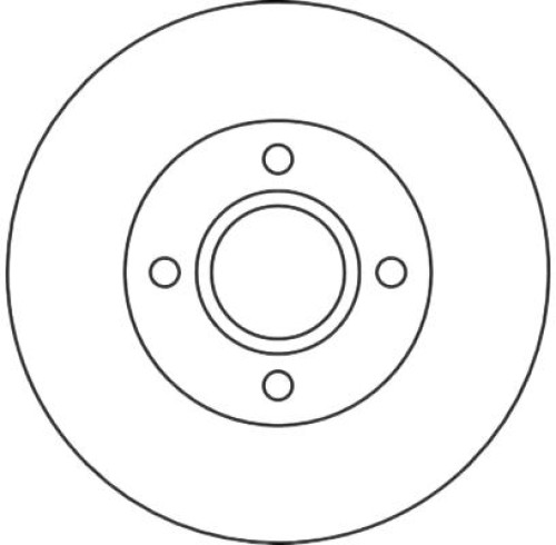 258x22mm, 4x108, Vented, Painted