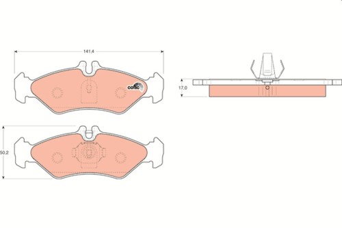 BRAKE PAD SET, DISC BRAKE 2
