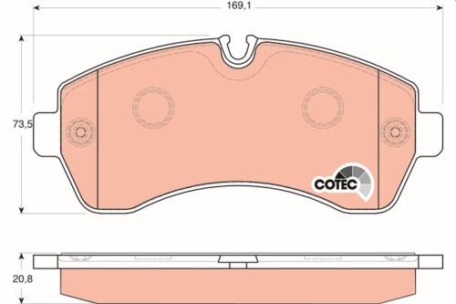 BRAKE PAD SET, DISC BRAKE 2