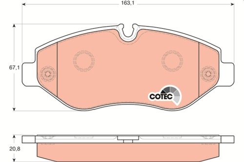 BRAKE PAD SET, DISC BRAKE 2