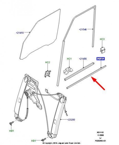 Weatherstrip undefined undefined Door Glass 2