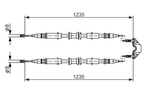 Hand Brake Cable 6