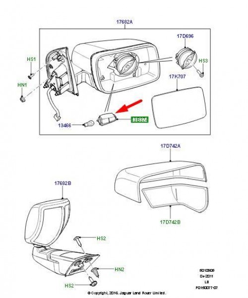 Door Mirror Puddle Light 2