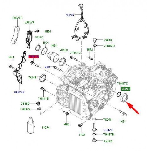 Differential Seal Freelander 2 - Evoque 2