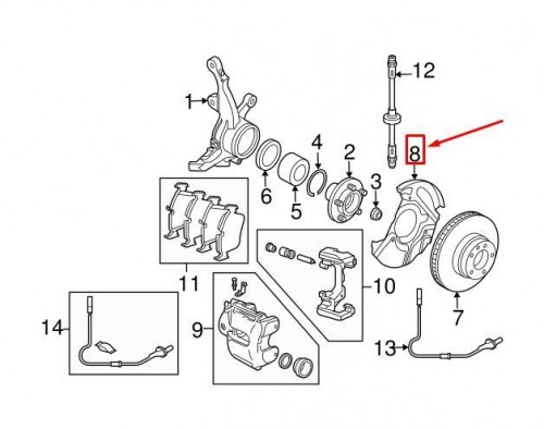 Front Left Brake Dust Shield 2