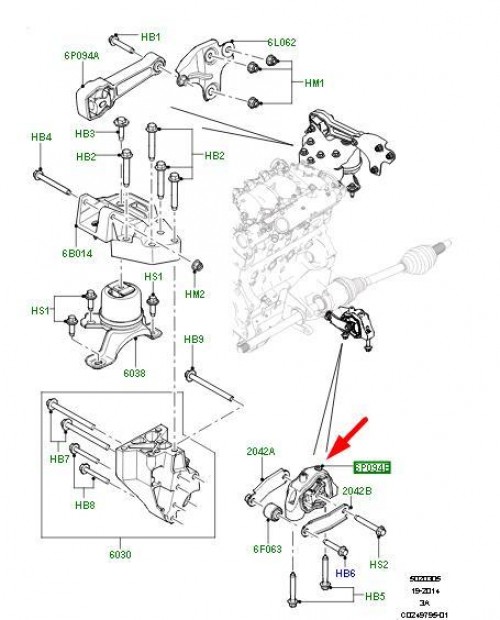 Engine Mounting Insulator Lower Freelander 2 9