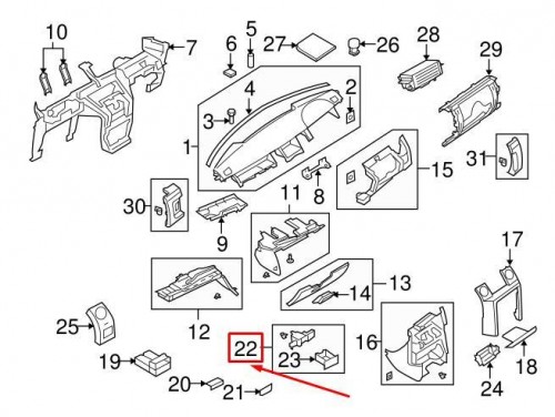 Instrument Panel Ashtray 7
