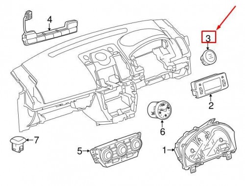 Stop / Start Switch - Freelander 2