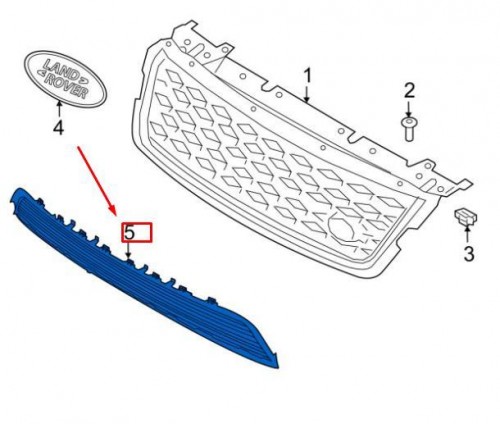 Front Bumper Lower Grille 8