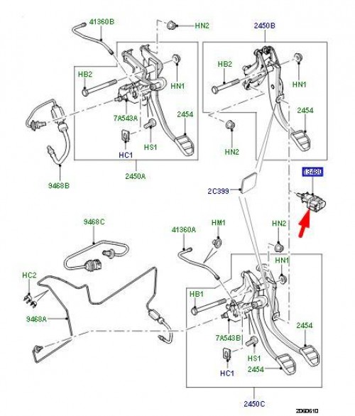 Brake Pedal Sensor 9