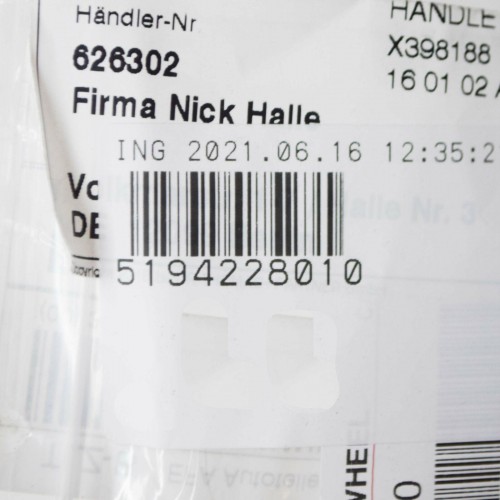 Handle, spare wheel; JP 6