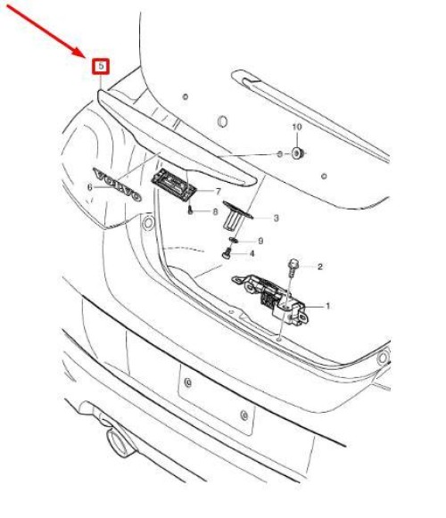 Liftgate Pull Handle 3