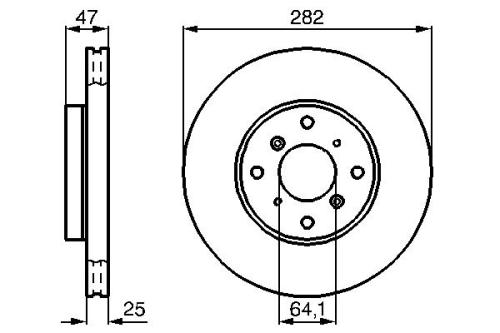 Brake Disc For Honda Accord 13