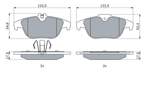 Rear Axle Brake Pads 11