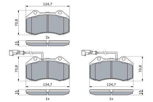 Brake Pad Set 15