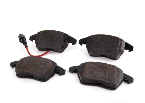 1 set: brake pads with wear indicator for disc brake 1