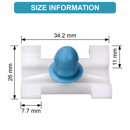 MOULDING CLIP Ø 9 mm BODY SHELL BELTLINE 2