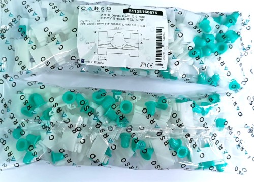 MOULDING CLIP Ø 9 mm BODY SHELL BELTLINE 4