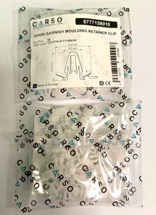 Door Garnish Moulding Retainer Clip 3
