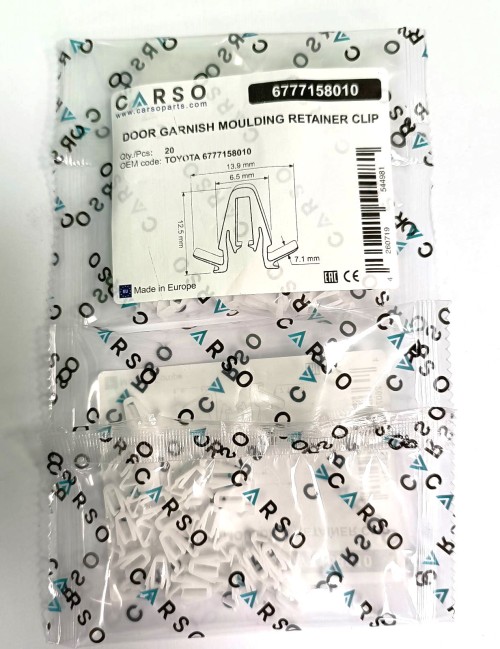 Door Garnish Moulding Retainer Clip 4
