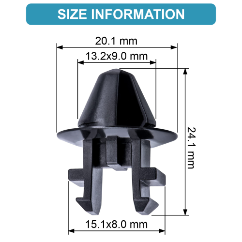 Radiator Shroud Air Deflector Cowl Grille Retainer Clip 2
