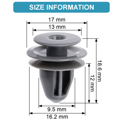 DOOR TRIM PANEL RETAINER CLIP 5