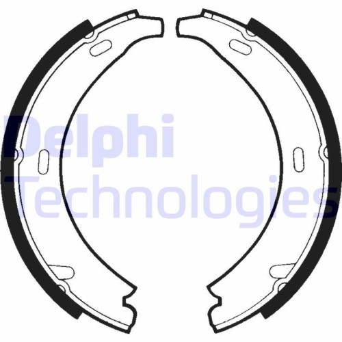 Brake Shoe Set, Parking Brake 4