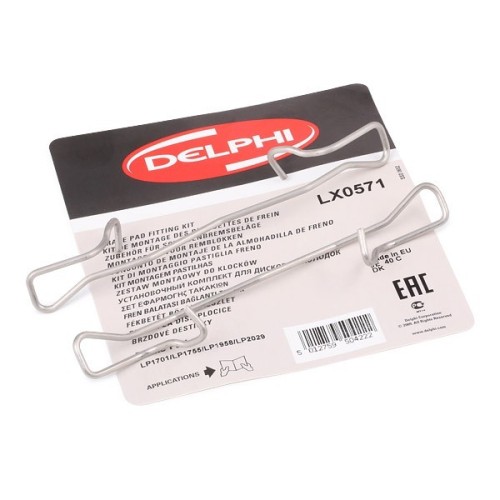 Accessory Kit, Disc Brake Pads 2