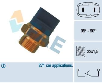 Original Quality undefined Temperature Switch, Radiator Fan