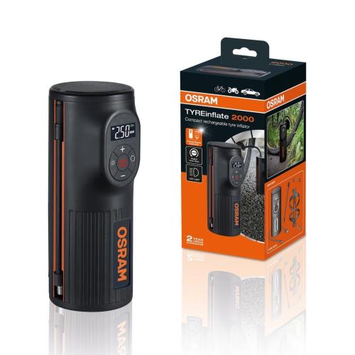 Compact compressor with battery