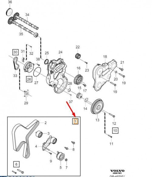 (93) STEUERRIEMENSATZ 9