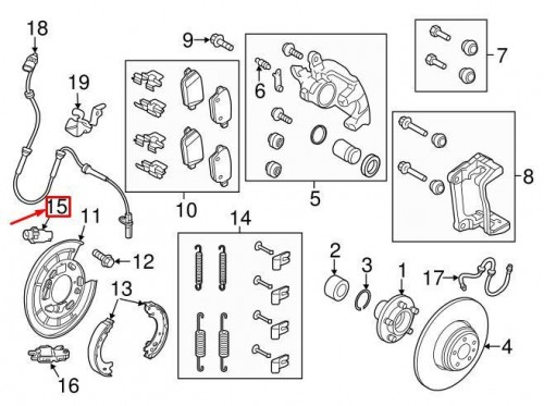 Rear Parking Brake Adjuster 2