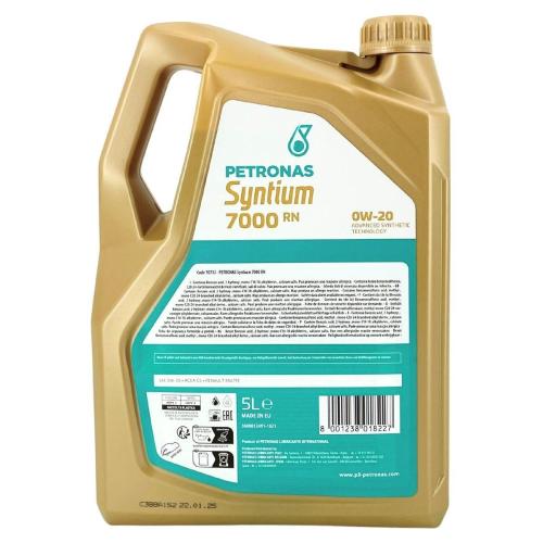 Engine oil SYNTIUM 7000 RN 0W-20 5L 3