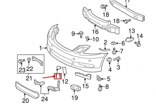 Cover,fr bumper,lwr; JP 4