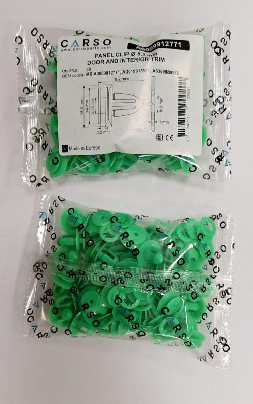 PANEL CLIP Ø 8,2 mm DOOR AND INTERIOR TRIM 3