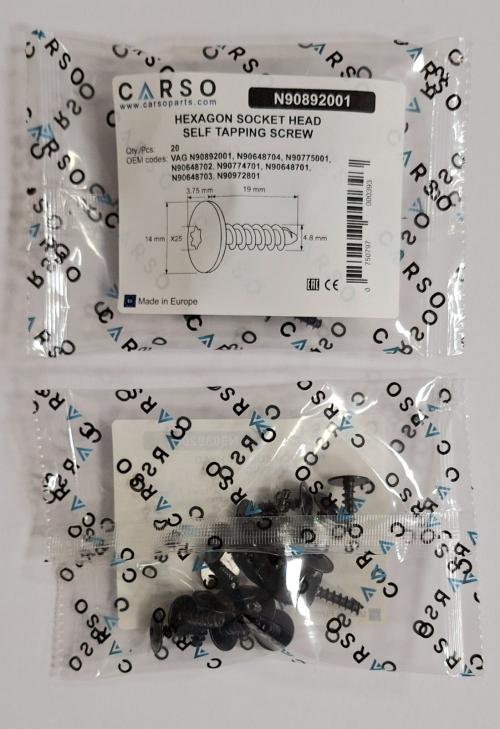 Hexagon socket head panel bolt 3