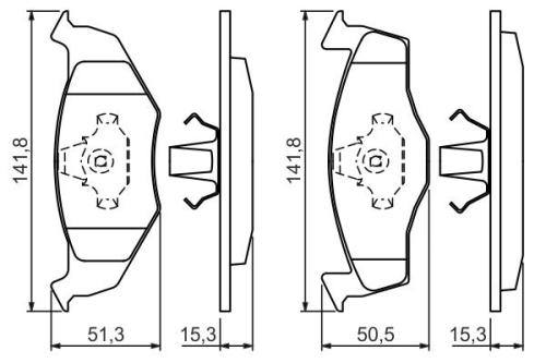 Front Axle Brake Pads 11