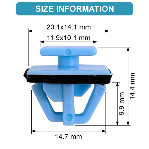MOULDING RETAINER CLIP 3