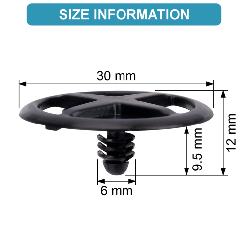 Hood Insulation Pad Liner Clip 6