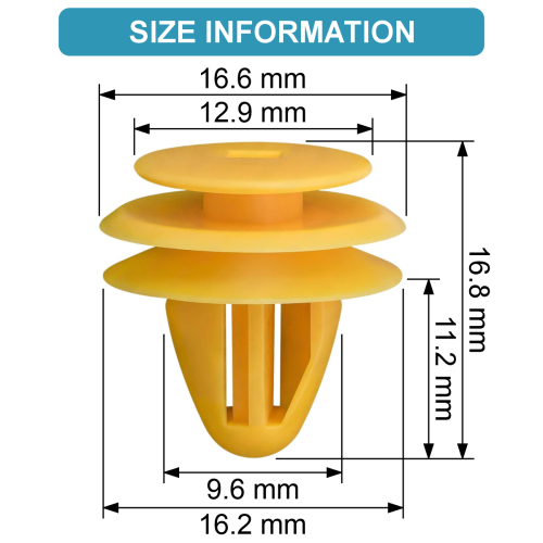 DOOR TRIM RETAINER FASTENER CLIP 5