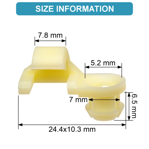 TAILGATE ROD CLIP FASTENER 2